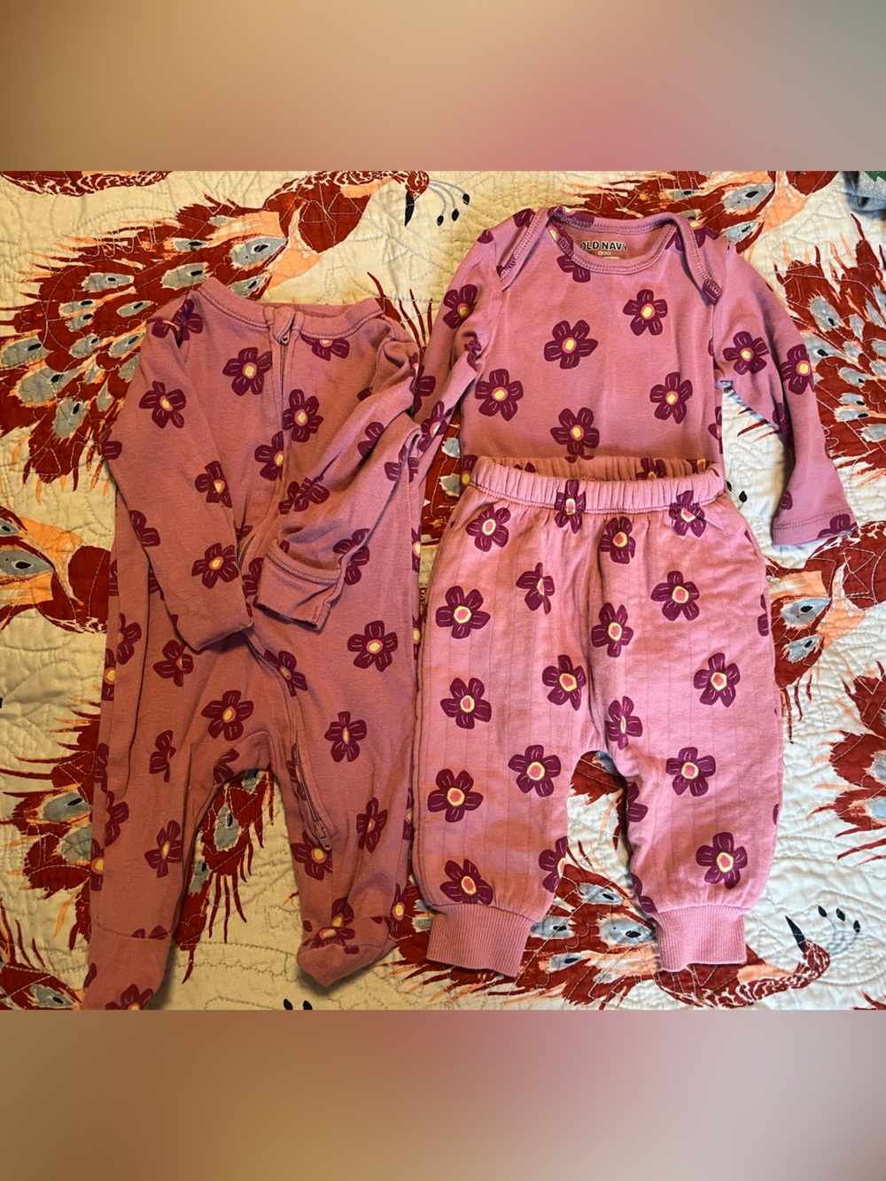 Old Navy Pink Floral Baby bundle
